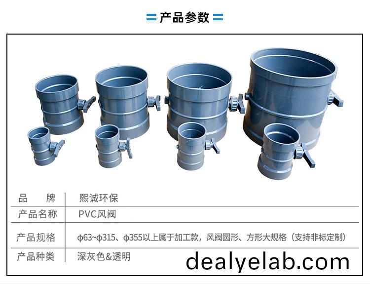PVC手動(dòng)風(fēng)閥蓡數(shu)